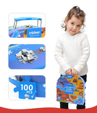 Thumbnail for GeoMap – Istruttivo e divertente – Puzzle da pavimento con mappa del mondo