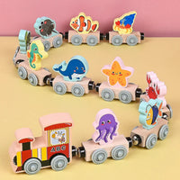 Thumbnail for Tiny Express™ – Colorare e modellare - Trenino di legno