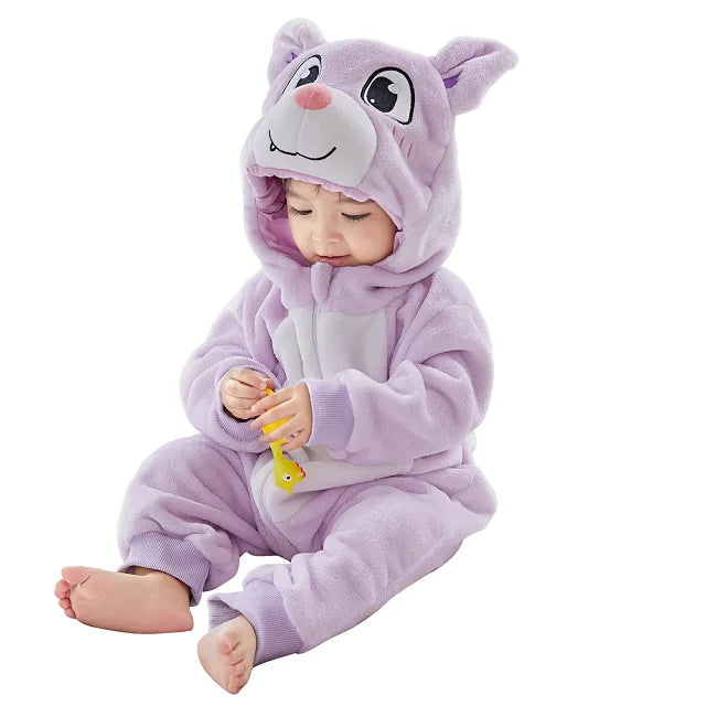Mini Fashion - Sostenibile e lavabile - Tutina con animali (0-24 mesi)