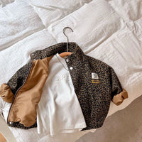Thumbnail for Mini Fashion – Robusto e confortevole – Giacca con stampa leopardata