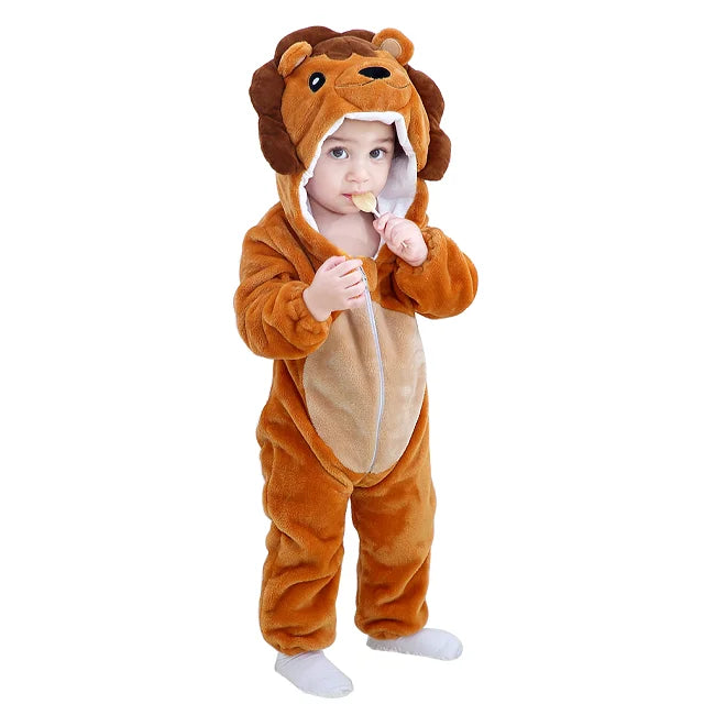 Mini Fashion - Sostenibile e lavabile - Tutina con animali (0-24 mesi)