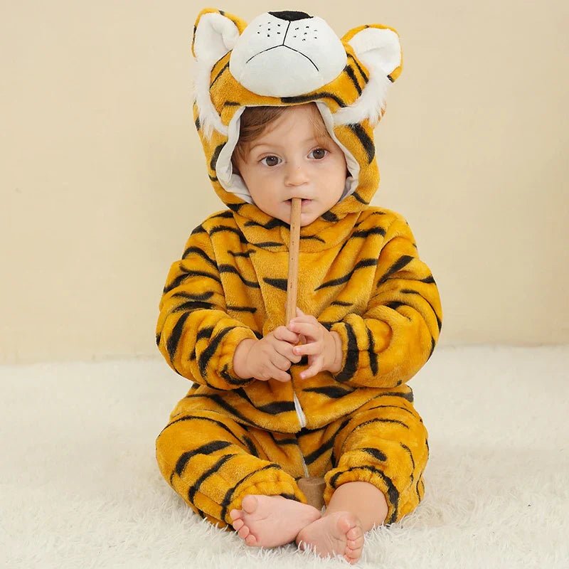 Mini Fashion - Sostenibile e lavabile - Tutina con animali (0-24 mesi)