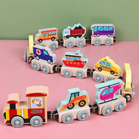 Thumbnail for Tiny Express™ – Colorare e modellare - Trenino di legno