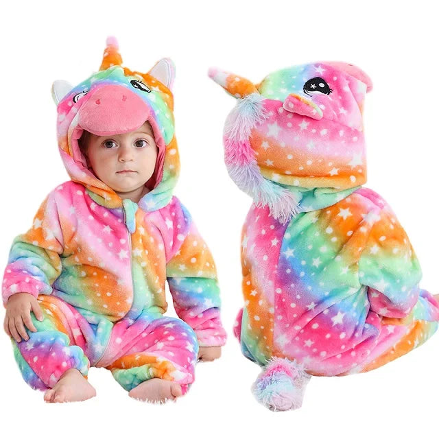 Mini Fashion - Sostenibile e lavabile - Tutina con animali (0-24 mesi)