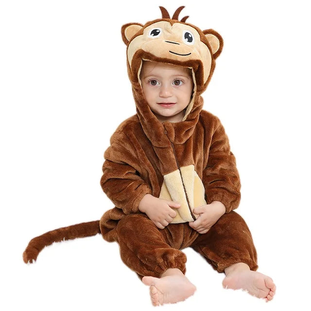 Mini Fashion - Sostenibile e lavabile - Tutina con animali (0-24 mesi)