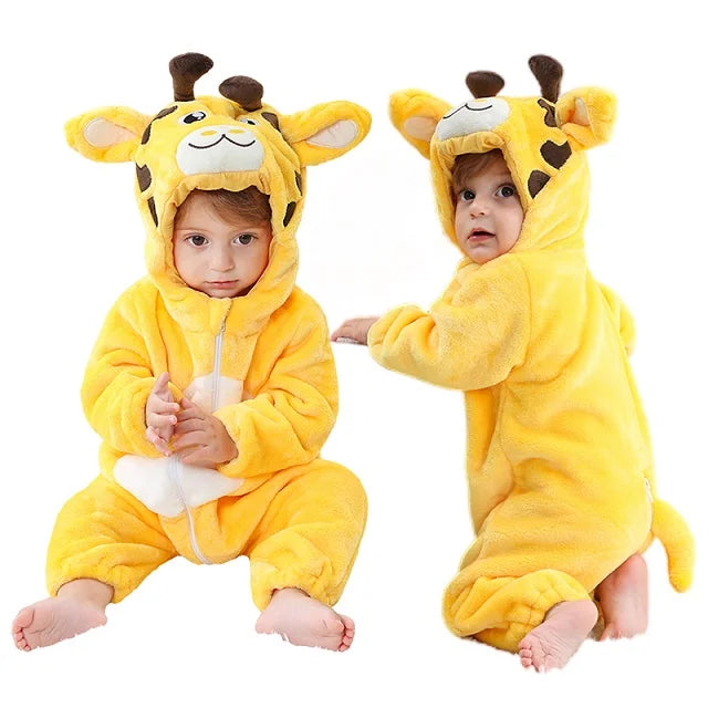 Mini Fashion - Sostenibile e lavabile - Tutina con animali (0-24 mesi)