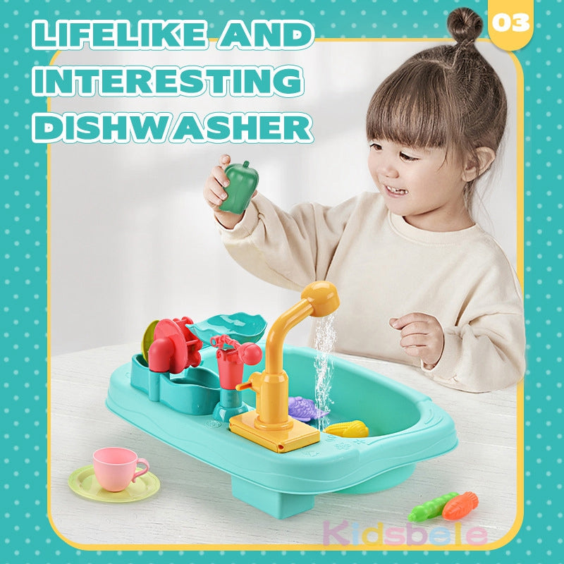 SinkPlay – Fantasia e sviluppo – Lavandino giocattolo e gioco di pesca 2 in 1