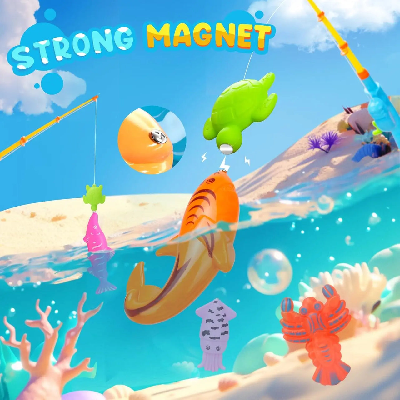 Fishing Game – Apprendimento e scoperta - Gioco del pesce magnetico