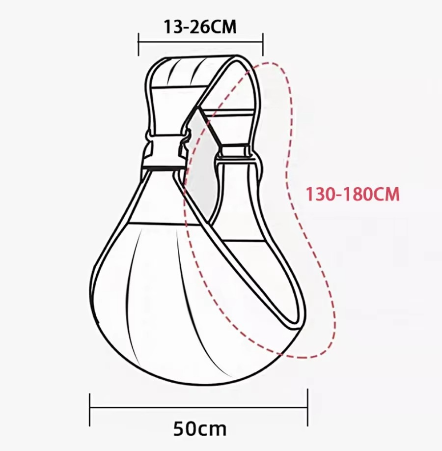 Baby Sling Carrier™ - Cinghia extra larga - Porta-bambini ergonomico
