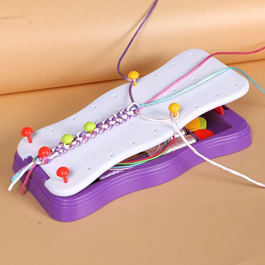 Craft Kids – Creatività e apprendimento – Set di braccialetti da lavorare a maglia per bambini