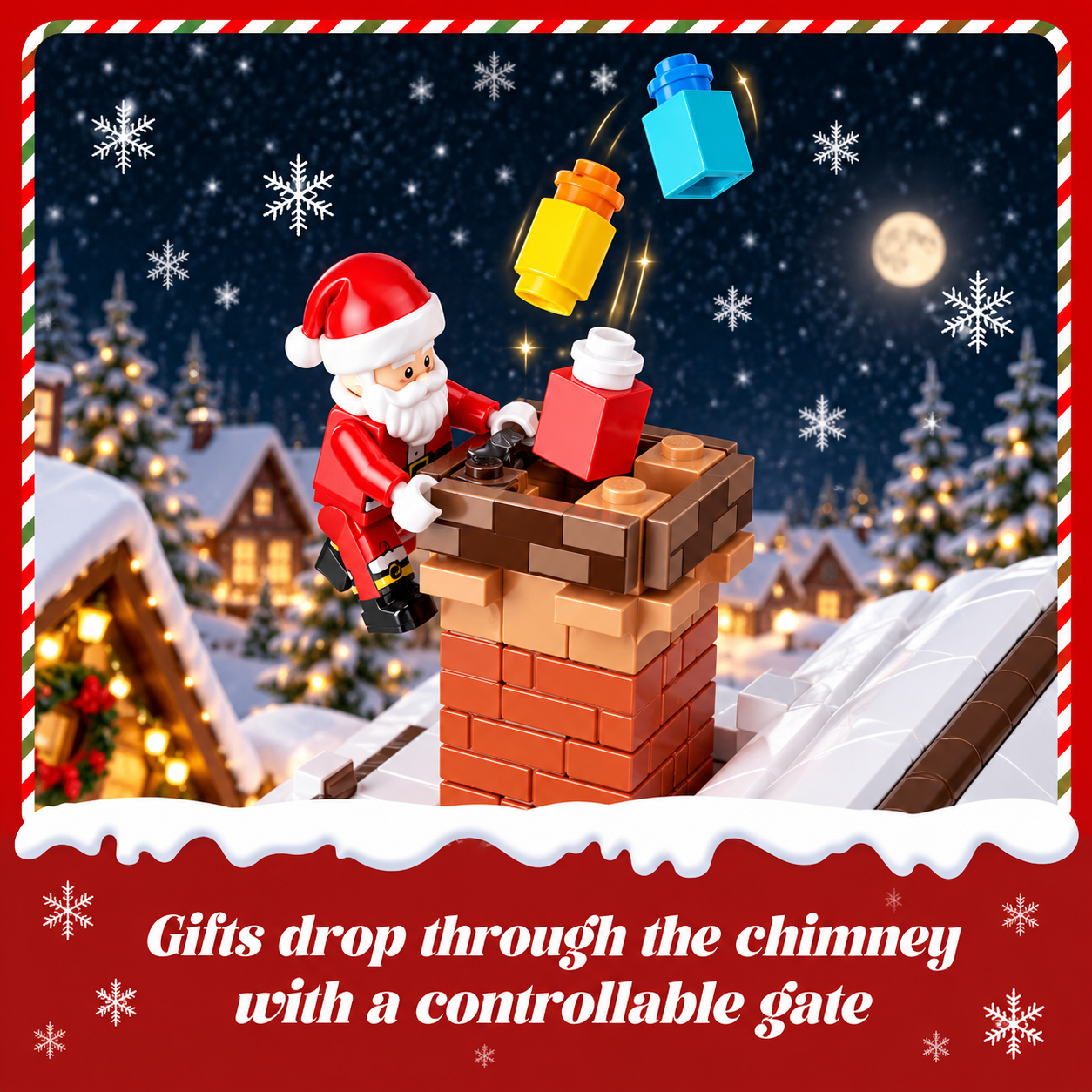 ChristmasHome – Festoso e creativo – Kit di costruzione “Casetta di Natale”
