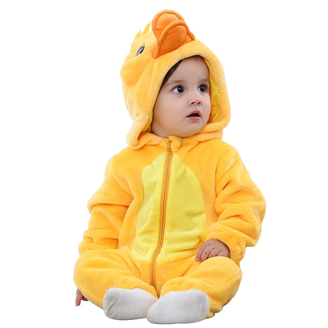 Mini Fashion - Sostenibile e lavabile - Tutina con animali (0-24 mesi)