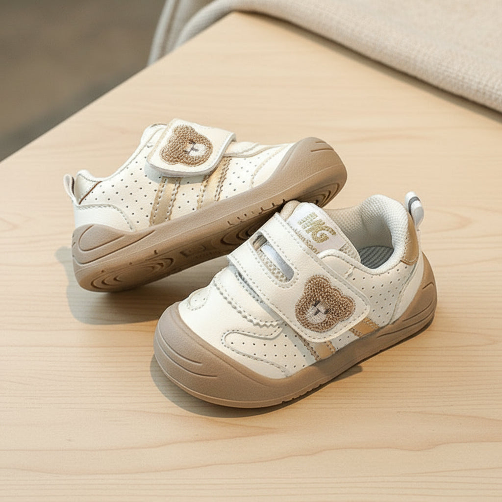 KinderMove – Robuste e flessibili - Sneakers in velcro con motivo a orsetto