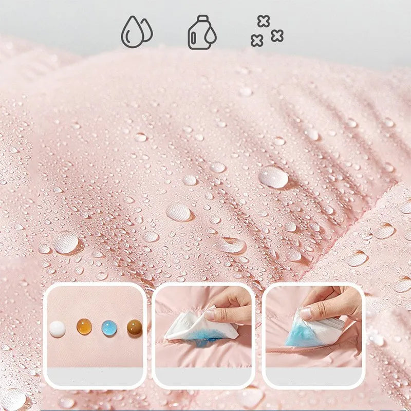 CuddleCoat  – Giacca imbottita pesante con cappuccio con orecchie da orso