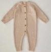 Mini Fashion™ - Tutina beige in maglia per bambino