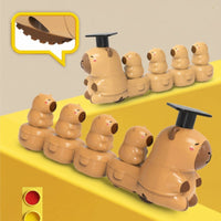 Thumbnail for Capybara Train Toy – Divertente e carino – Treno affollato