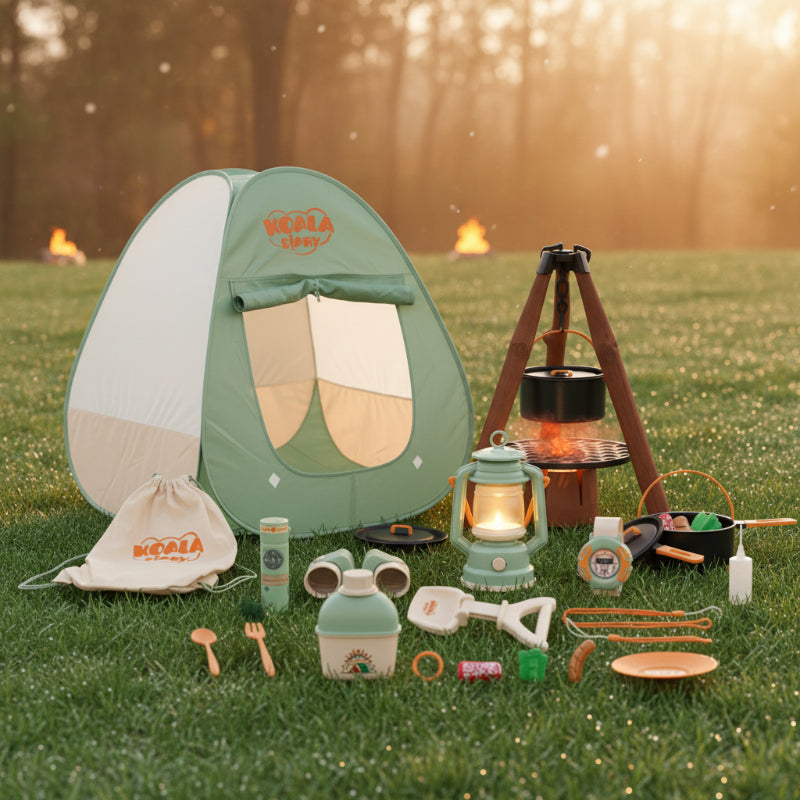 Kids Camping Adventure – Avventuroso e interattivo – Set da campeggio