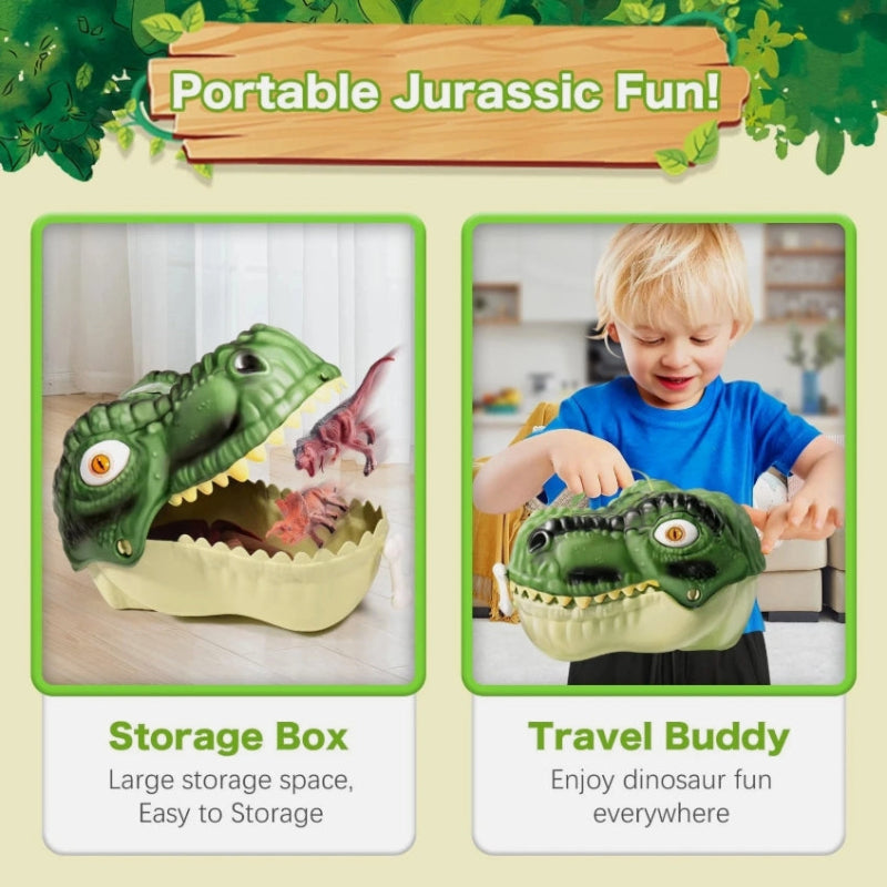 DinoWorld – Creativo e realistico – Set di gioco “Testa di dinosauro”