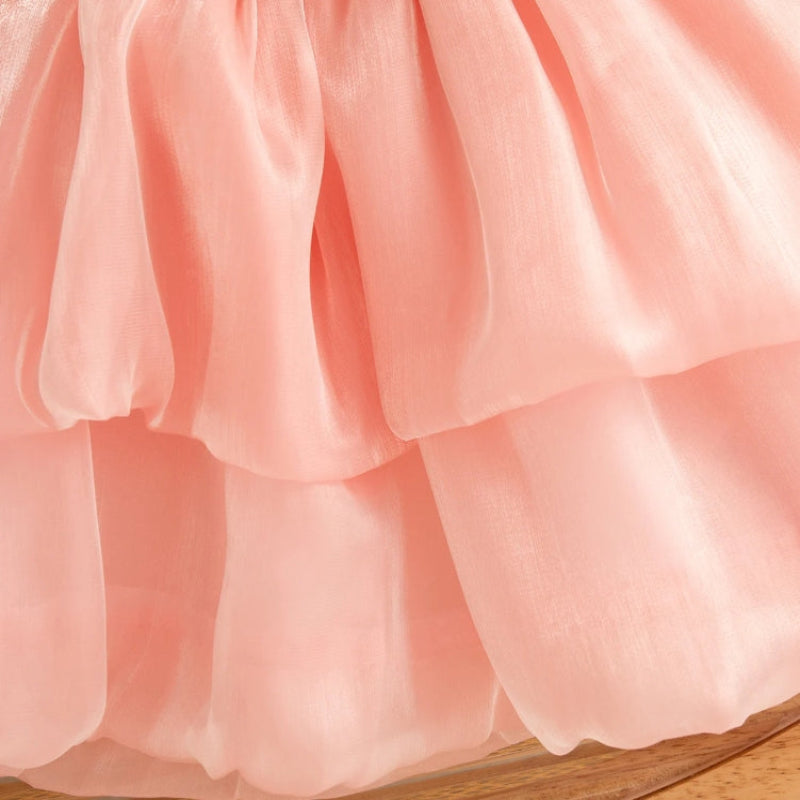 Tulip Mesh Dress – Eleganza e comfort – Abito da bambina