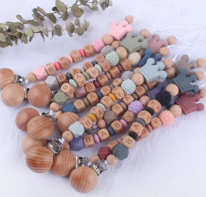 Personalized Pacifier Chain – Sicuro ed elegante - Portaciuccio personalizzato