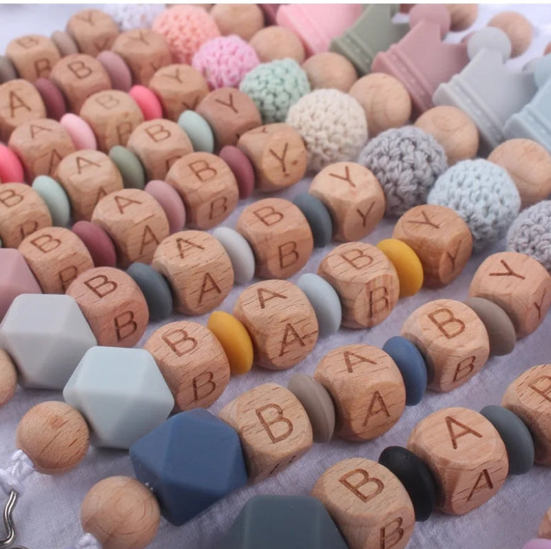 Personalized Pacifier Chain – Sicuro ed elegante - Portaciuccio personalizzato