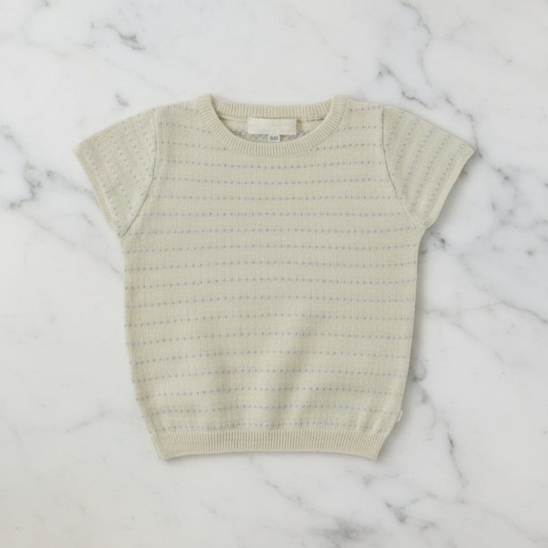 Bella Knit Top & Skirt – Leggero e arioso – Set estivo in maglia per bambini