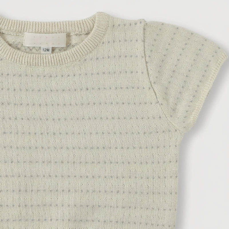 Bella Knit Top & Skirt – Leggero e arioso – Set estivo in maglia per bambini