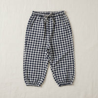 Thumbnail for Plaid Cotton Pants – Leggeri e traspiranti – Pantaloni casual stile palloncino/harem