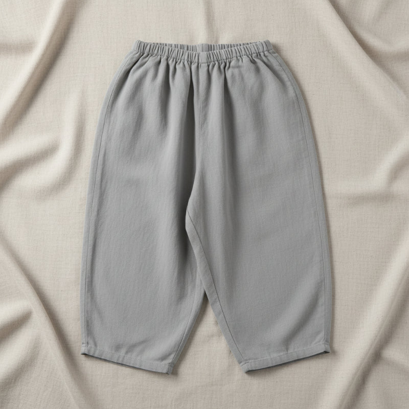 Plaid Cotton Pants – Leggeri e traspiranti – Pantaloni casual stile palloncino/harem