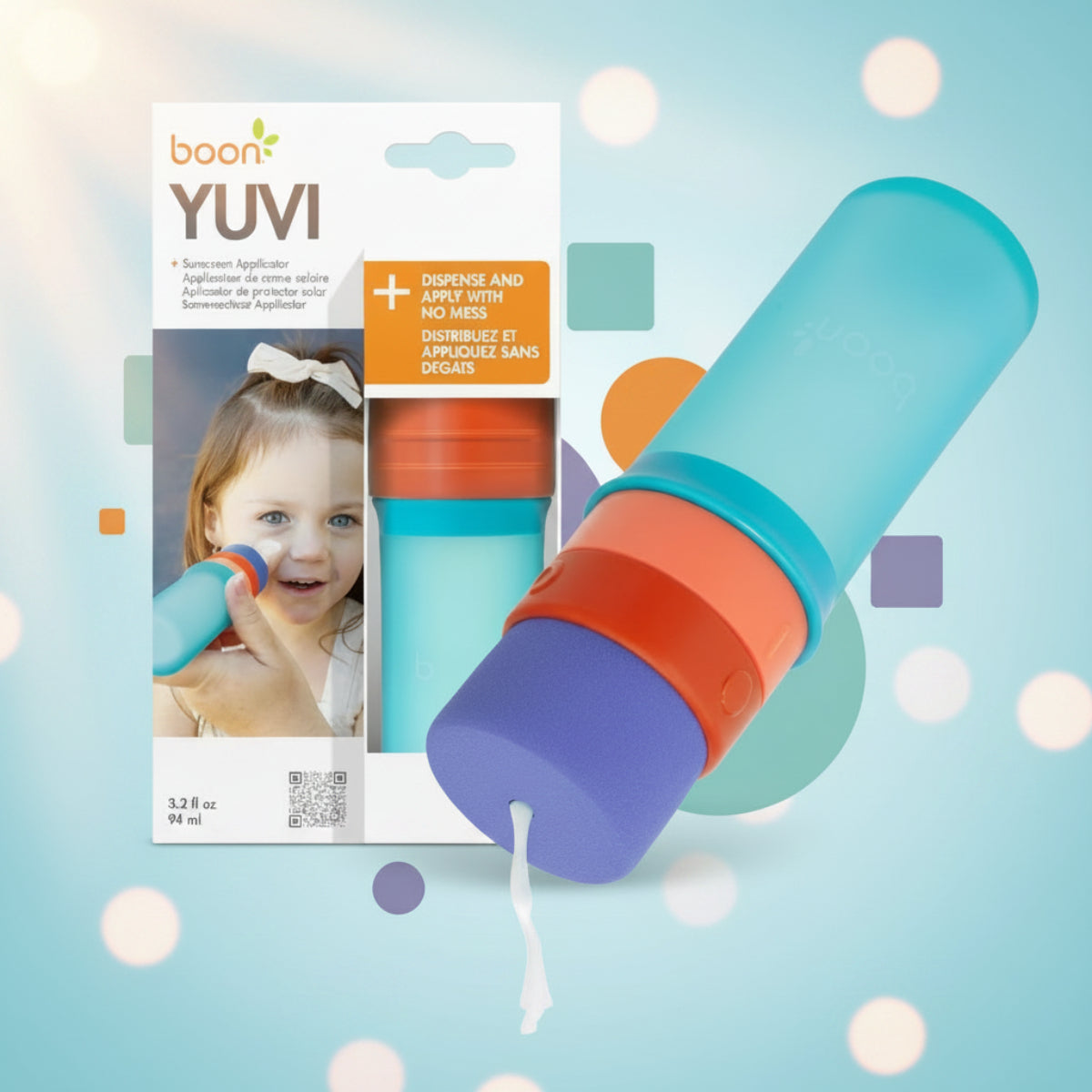 SunnyKids – A misura di bambino e sicuro – Applicatore per crema solare ricaricabile