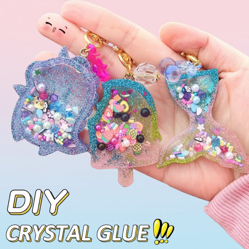 DIY Crystal Keychain Kit – Creativo e divertente – Kit fai da te per portachiavi