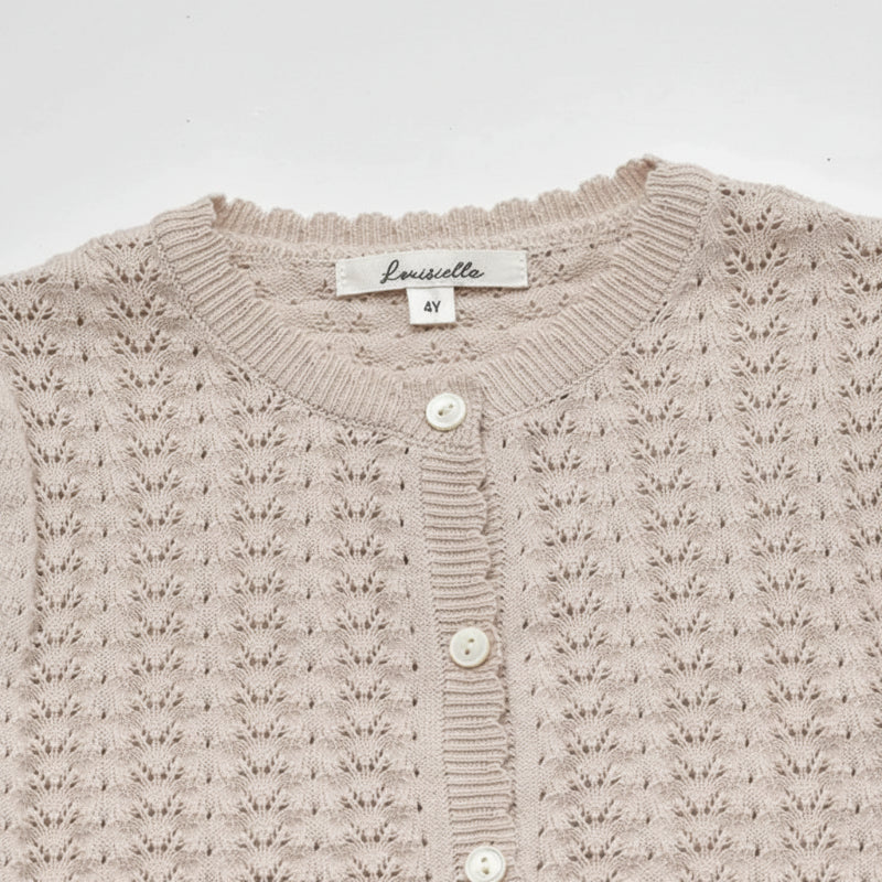 Buttoned Cardigan – Morbido e confortevole – Cardigan lavorato a maglia per bambini