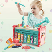 Thumbnail for Montessori Hammering Toy – Motricità e apprendimento – Set di gioco 8 in 1