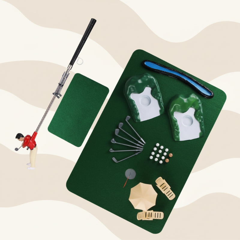 Mini Golf Practice Set – Attivo e istruttivo – Set da allenamento per il golf