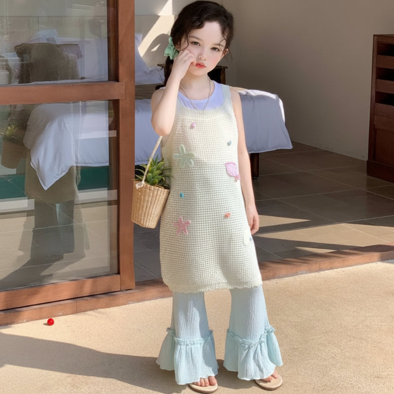Girls Summer Outfit – Alla moda e comodo – Set di abbigliamento estivo per bambini