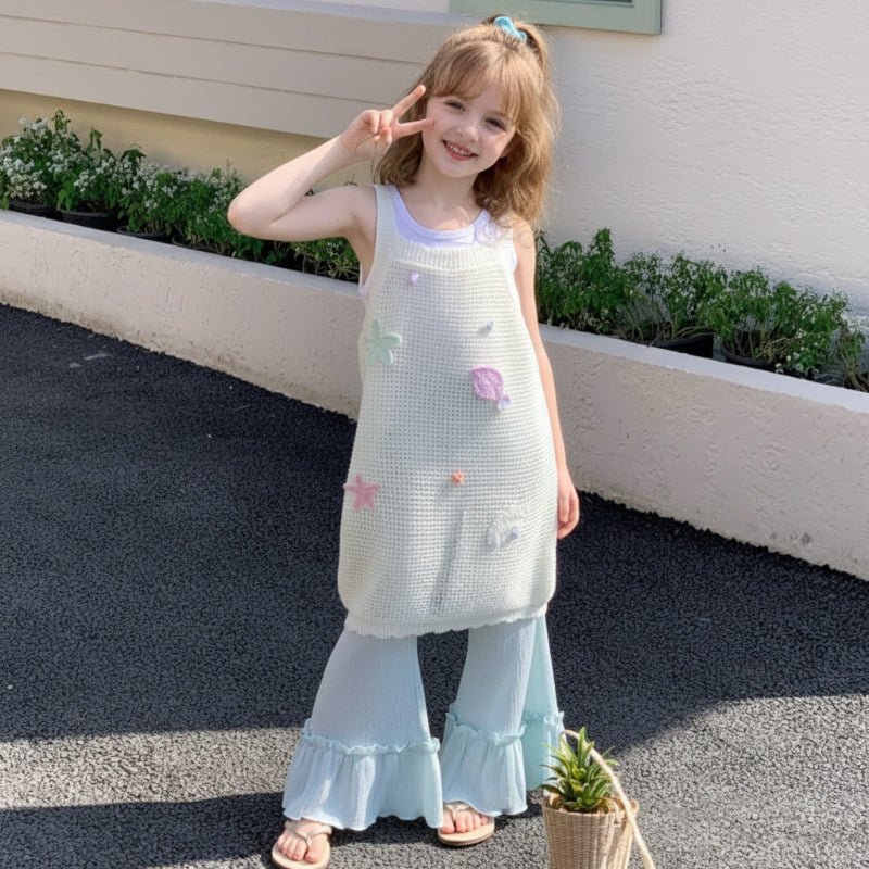 Girls Summer Outfit – Alla moda e comodo – Set di abbigliamento estivo per bambini