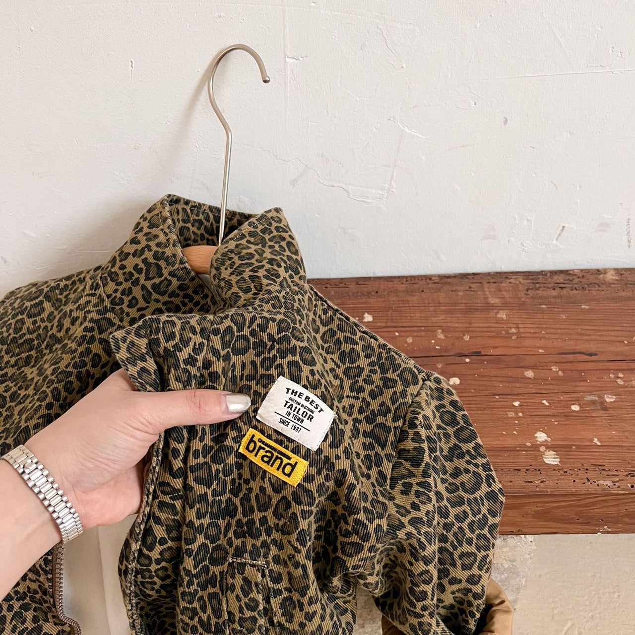 Mini Fashion – Robusto e confortevole – Giacca con stampa leopardata