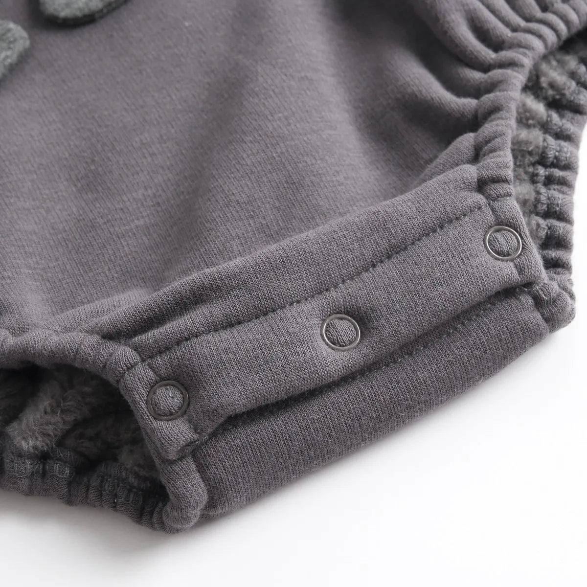 Mini Fashion – Tutina in morbido pile con stampa Dino