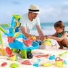 BeachFun – Alla scoperta & Divertimento – Set carriola sabbia & spiaggia