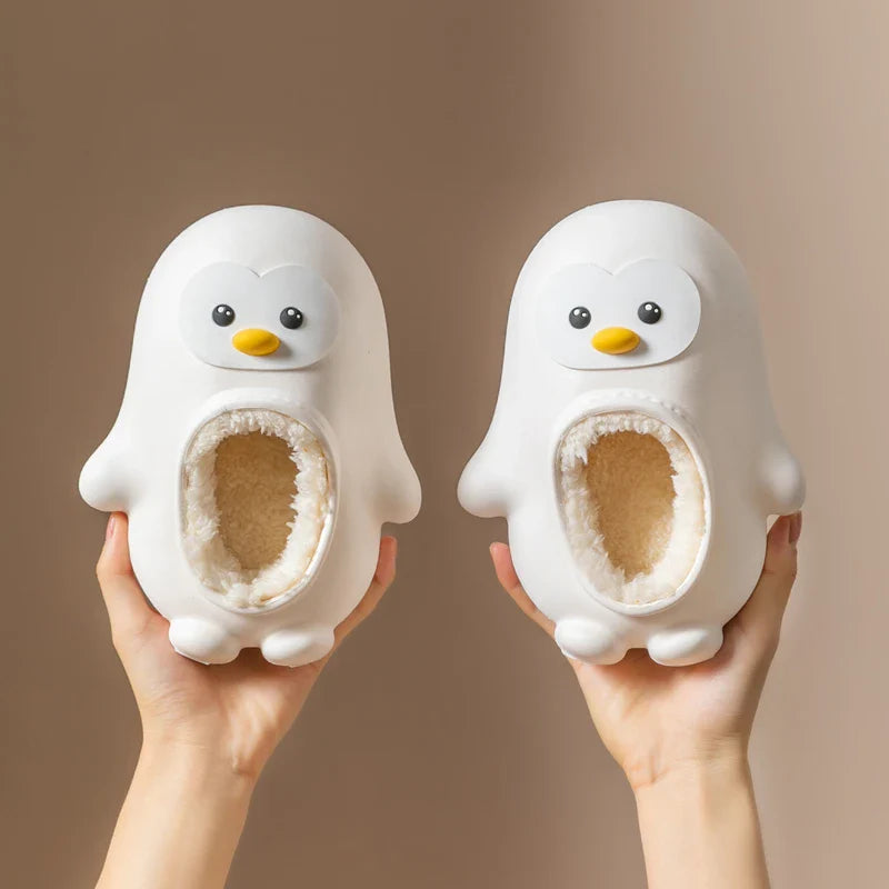 Mini Fashion™ - Calde e divertenti - Pantofole pinguino per bambini