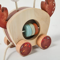 Thumbnail for Crab Pull Toy™ – Giocare e imparare – Granchio di legno