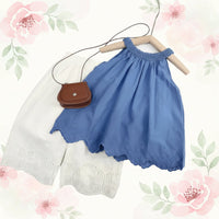 Thumbnail for Sleeveless Tops & Pants – Delicato ed elegante – Set estivo per bambini