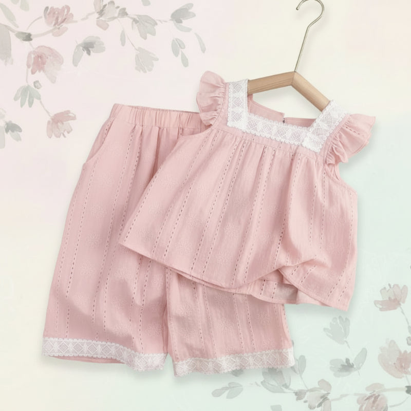 Sleeveless Tops & Pants – Delicato ed elegante – Set estivo per bambini