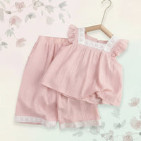 Thumbnail for Sleeveless Tops & Pants – Delicato ed elegante – Set estivo per bambini
