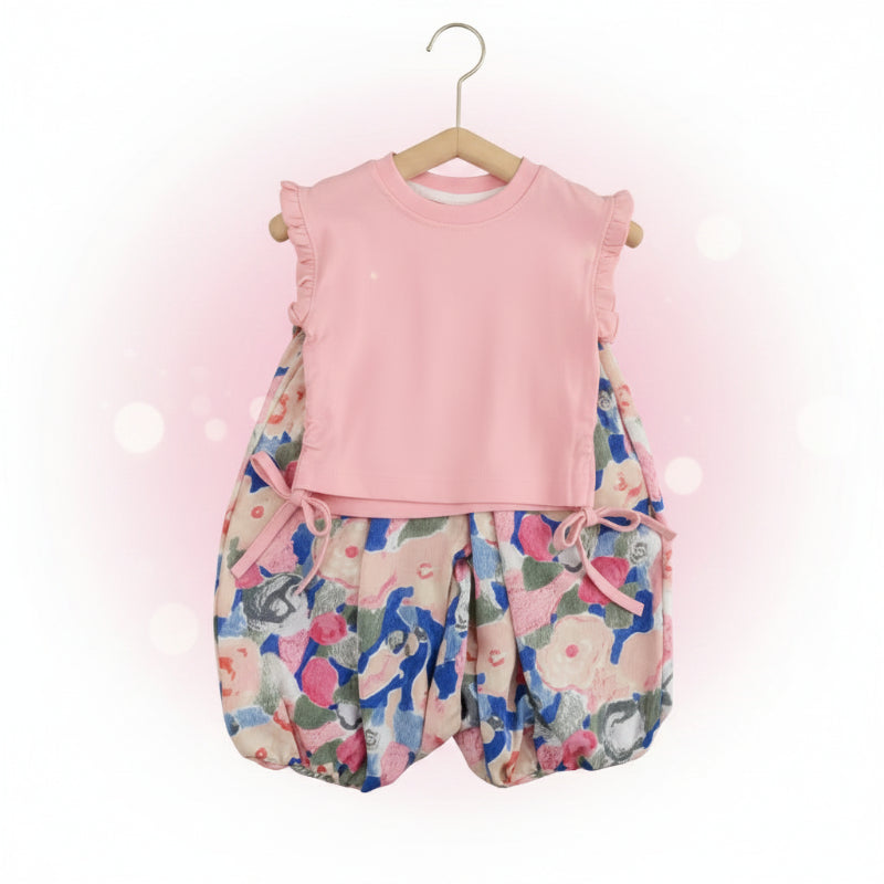Sleeveless Tops & Pants – Delicato ed elegante – Set estivo per bambini