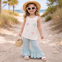 Thumbnail for Girls Summer Outfit – Alla moda e comodo – Set di abbigliamento estivo per bambini