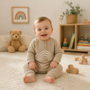 SnuggleHue – Morbido e confortevole – Body per neonati arcobaleno