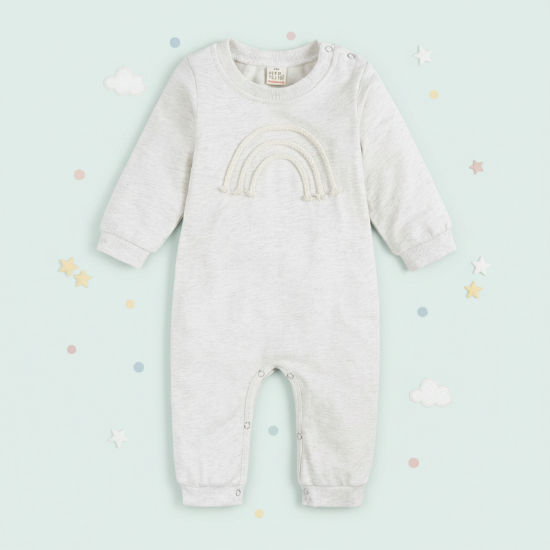 SnuggleHue – Morbido e confortevole – Body per neonati arcobaleno