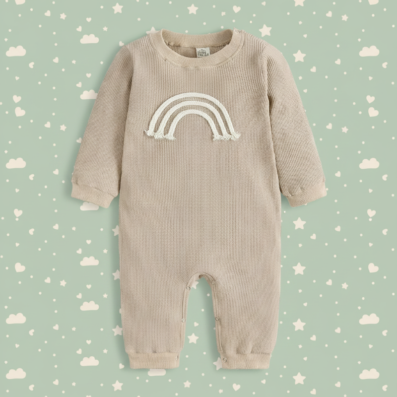 SnuggleHue – Morbido e confortevole – Body per neonati arcobaleno