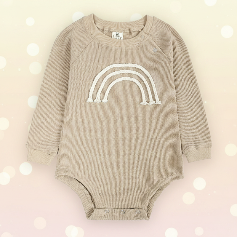 SnuggleHue – Morbido e confortevole – Body per neonati arcobaleno